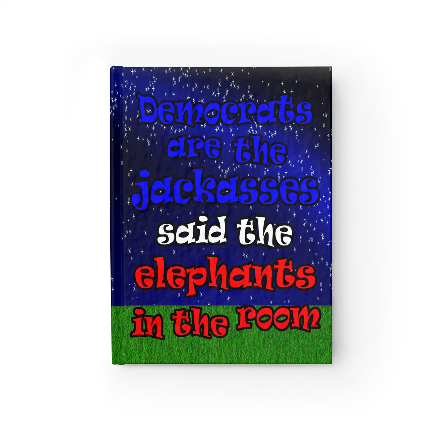 donkeys and elephants - journal-blank ('snoops' background)