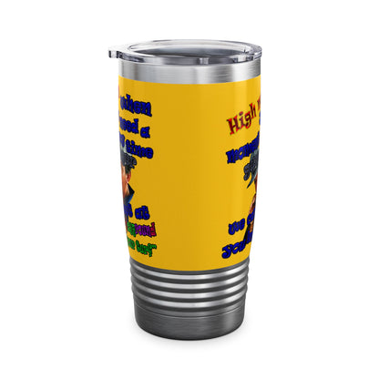 high noon - Ringneck Tumbler, 20oz (yellow)
