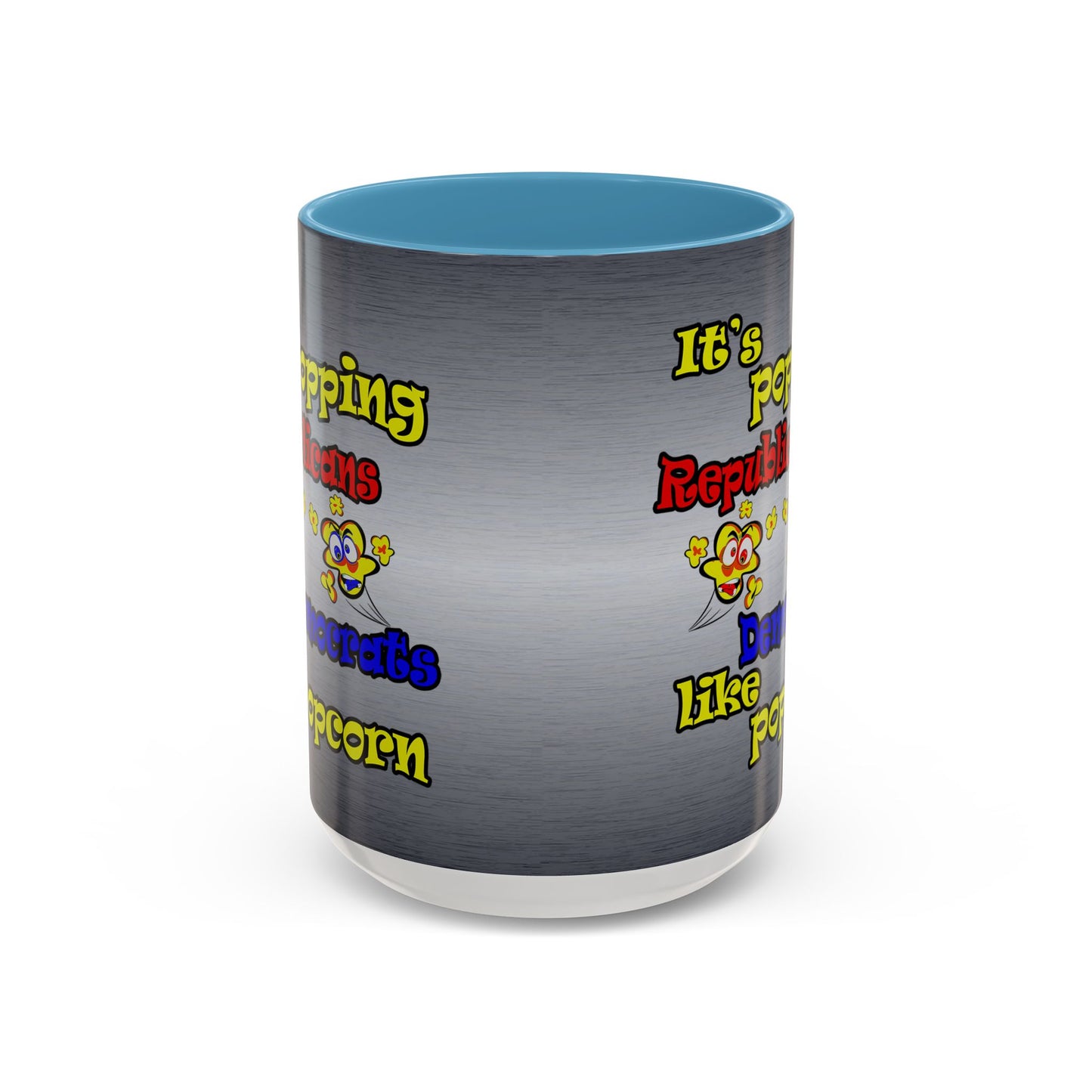 popping like popcorn - Accent Mug (brushed nickel)