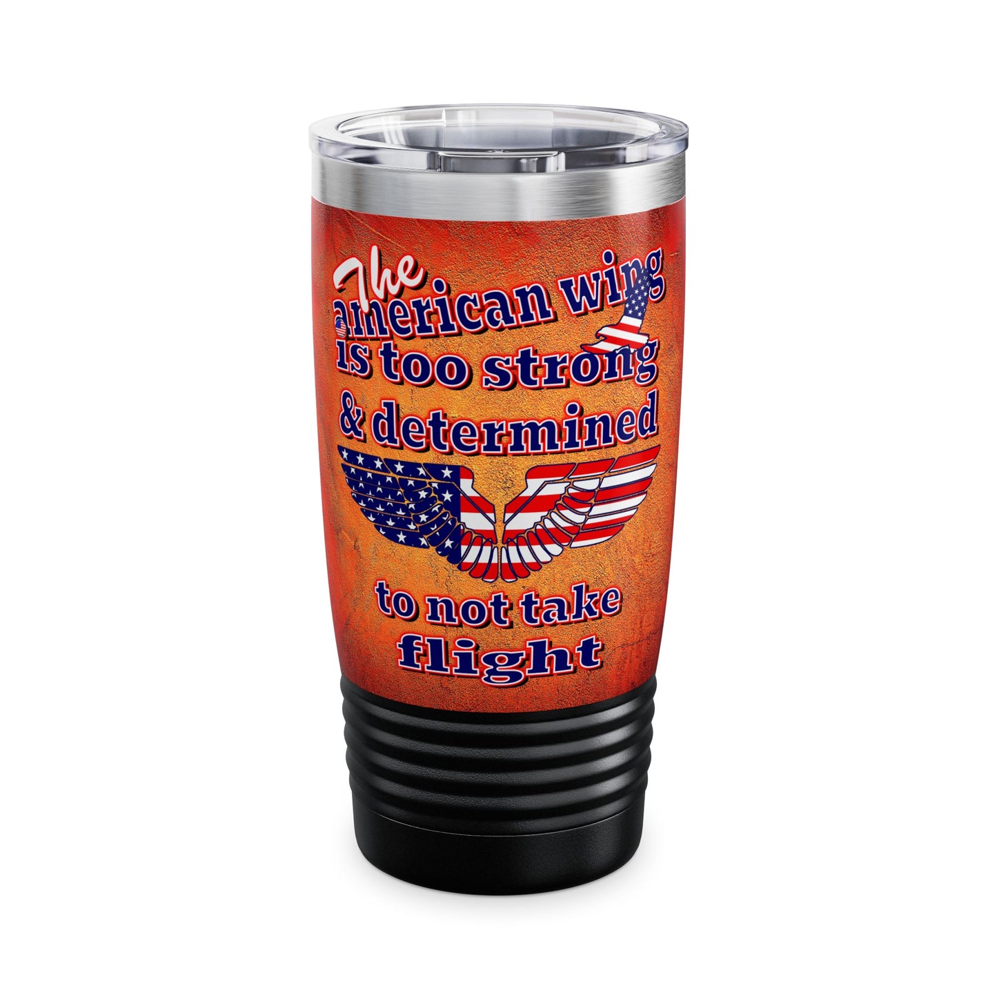american wing - Ringneck Tumbler, 20oz (burnt orange)