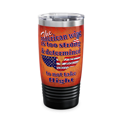 american wing - Ringneck Tumbler, 20oz (burnt orange)
