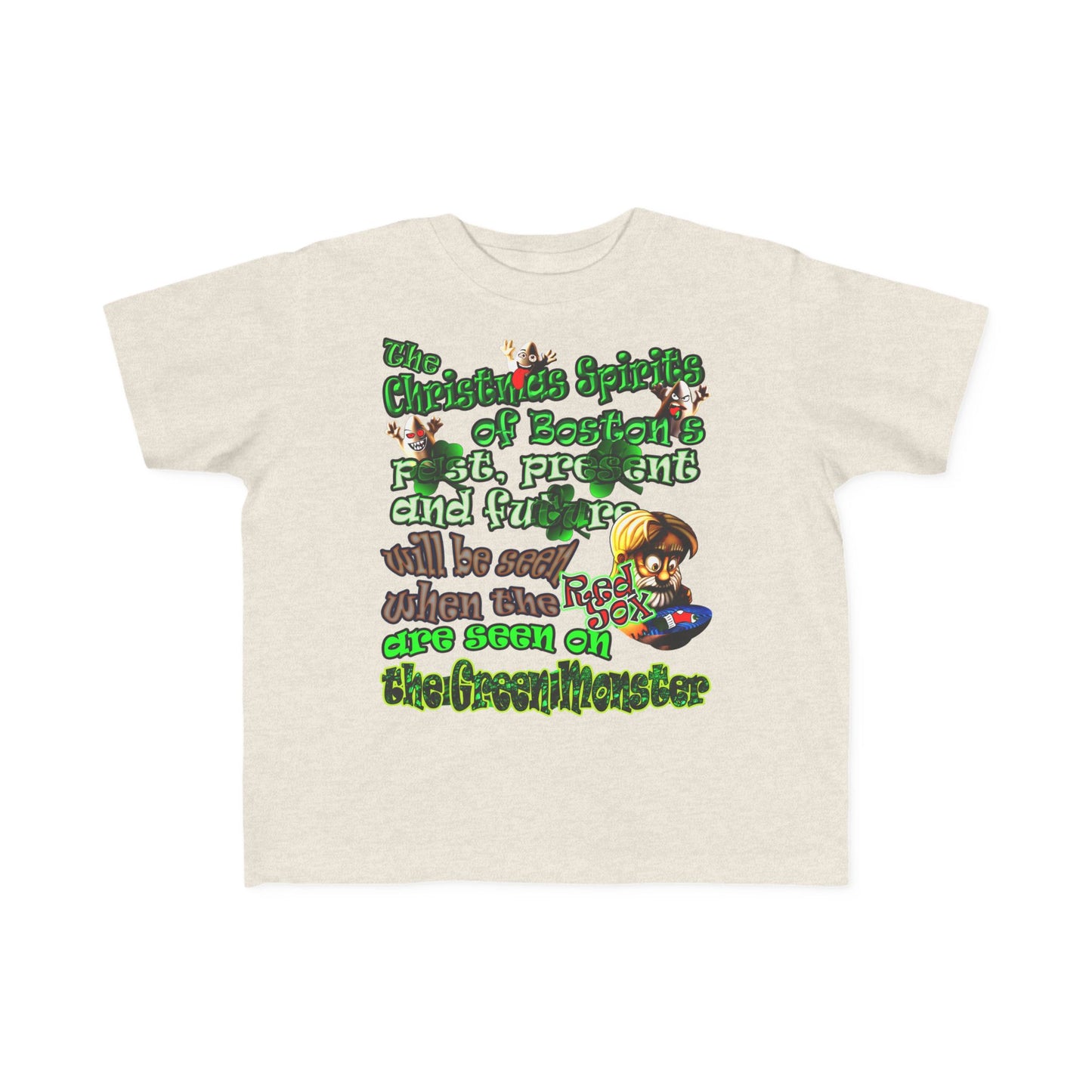 christmas spirits of boston - Toddler's Fine Jersey Tee