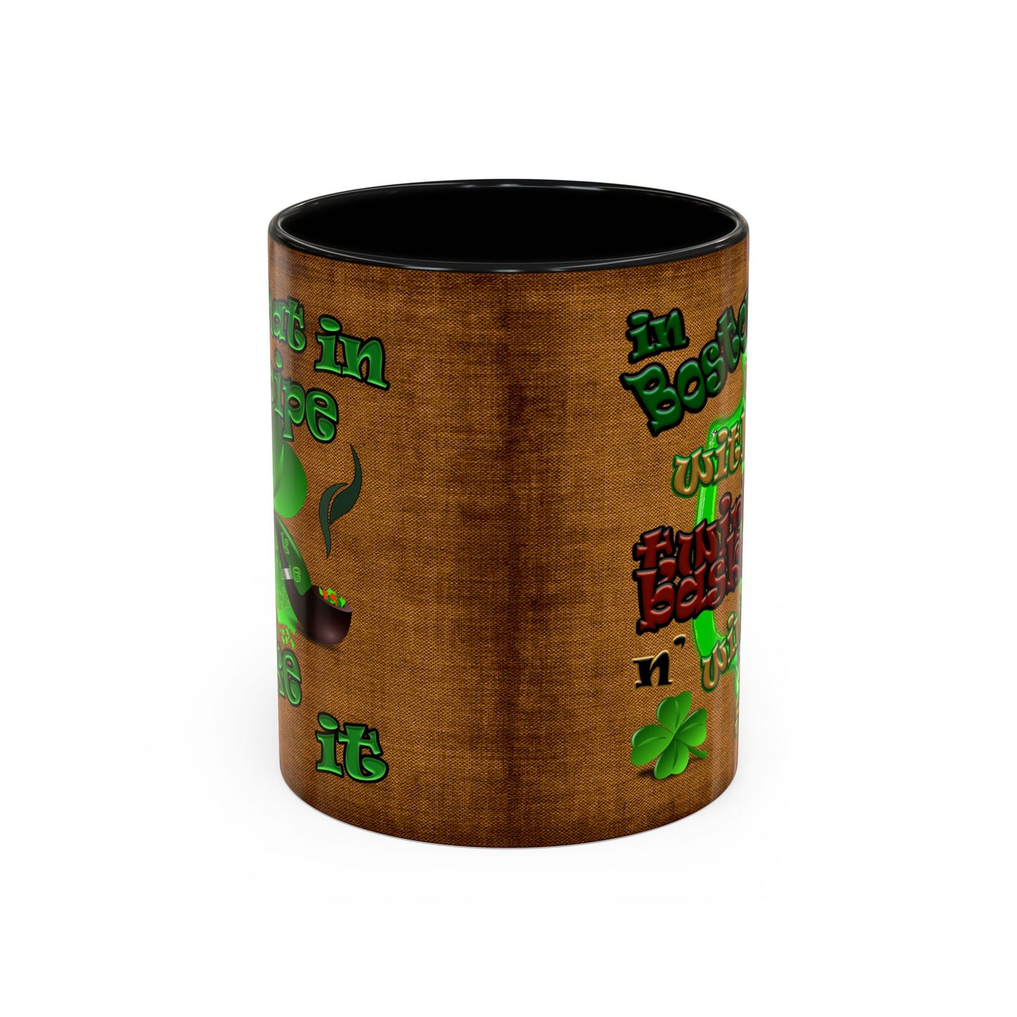 celtics logo - Accent Mug (brown papyrus)