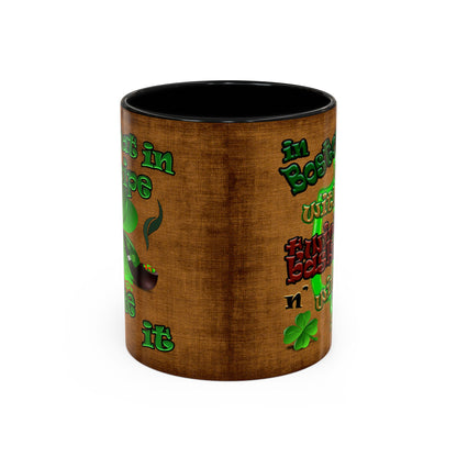 celtics logo - Accent Mug (brown papyrus)