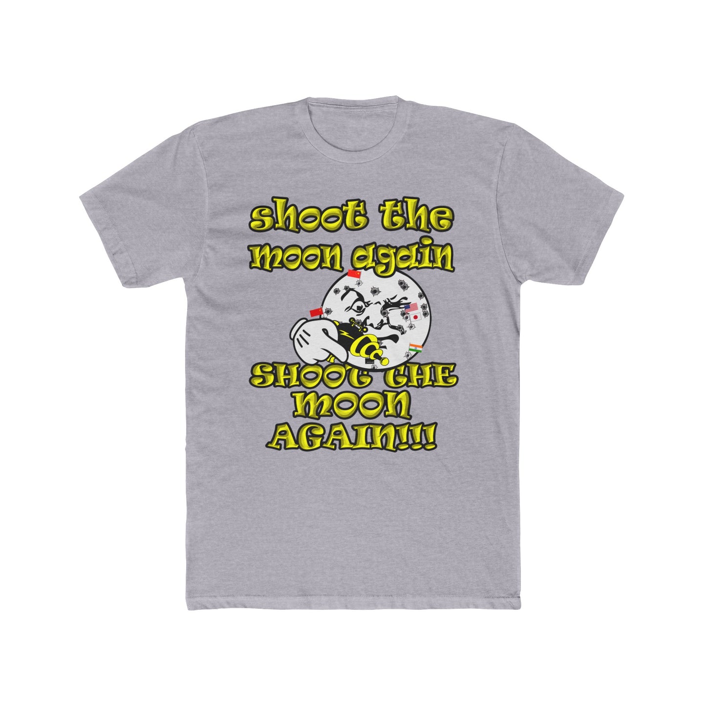 shoot the moon again - Men's Cotton Crew Tee