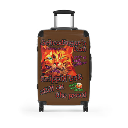 schrodinger's cat - Suitcase (brown)