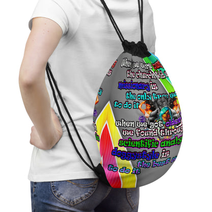 doggystyle - Drawstring Bag (rainbow split)
