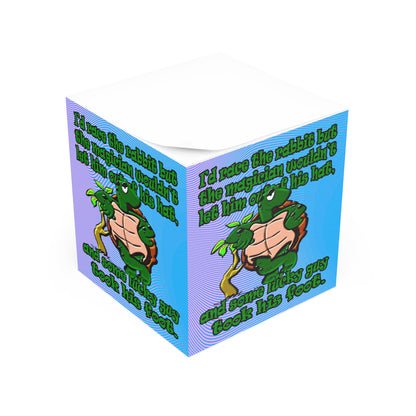 turtle race - note cube (light blue-purple wave)