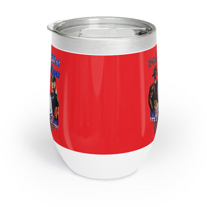 rw&b lives matter - Chill Wine Tumbler (red)