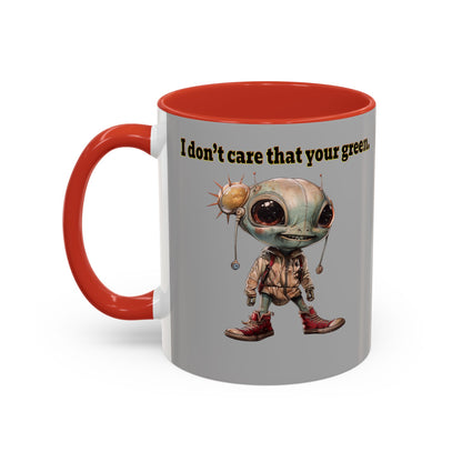 I don't care that your grey - Accent Mug (light grey)