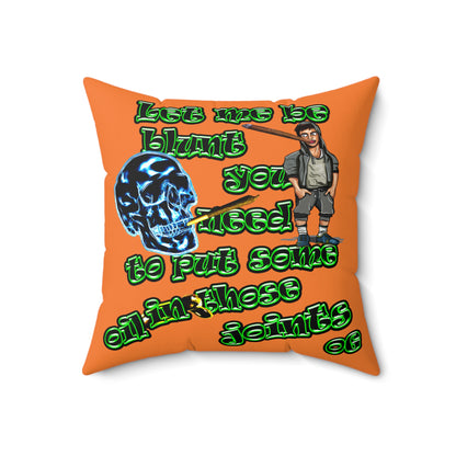og - Spun Polyester Square Pillow - (crusta)