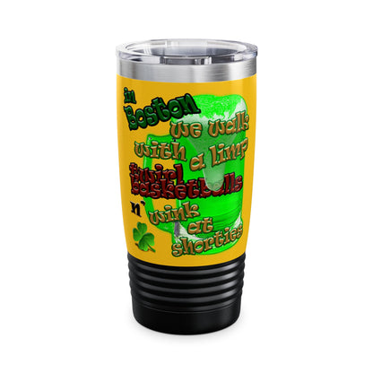 celtics logo - Ringneck Tumbler, 20oz (yellow)