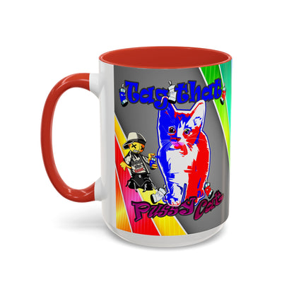tag that - Accent Mug (rainbow split)