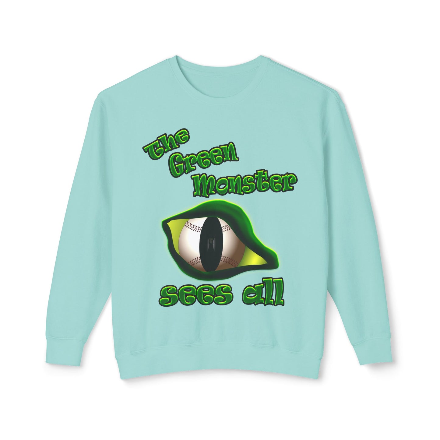 green monster - Unisex Lightweight Crewneck Sweatshirt