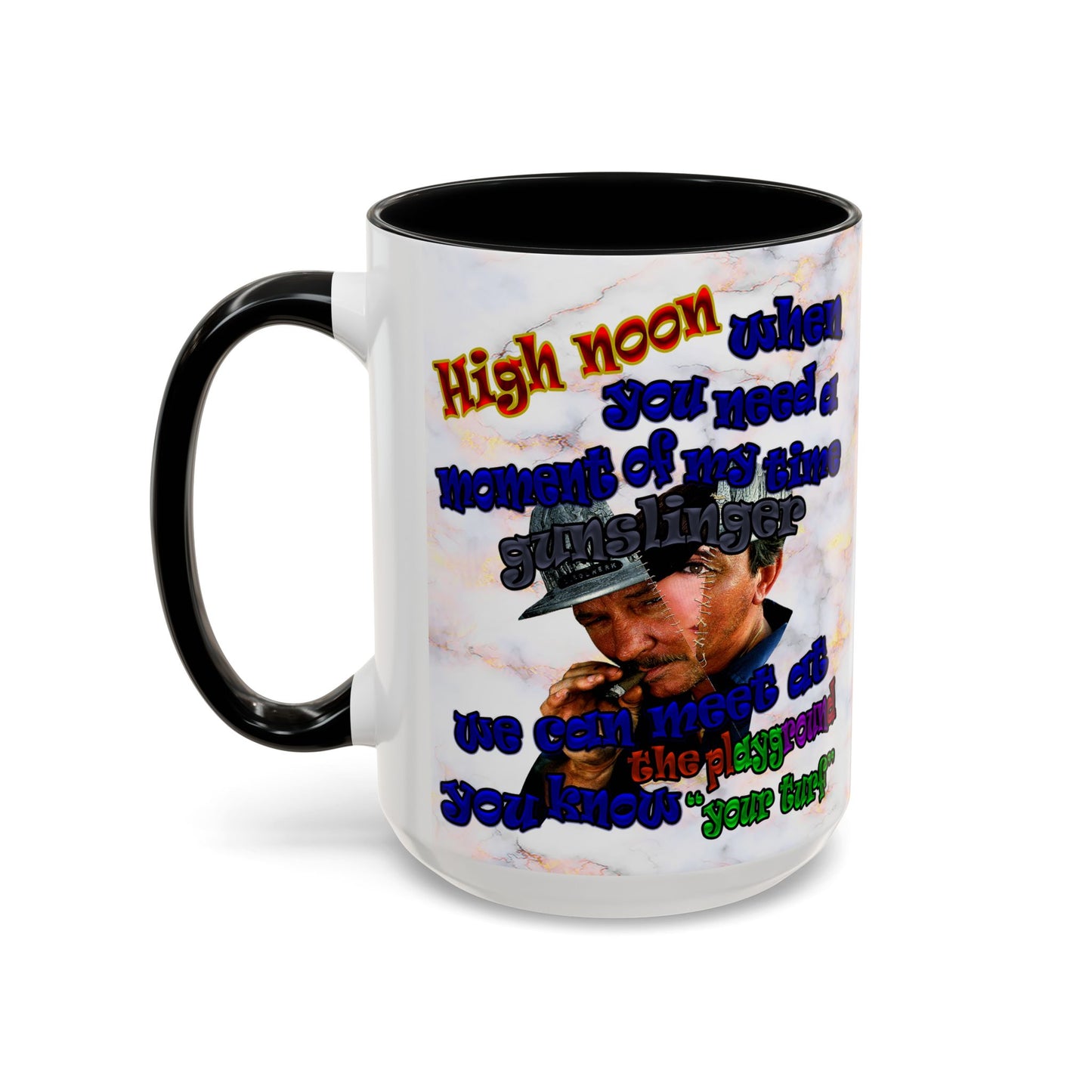 high noon - Accent Mug (white marble)