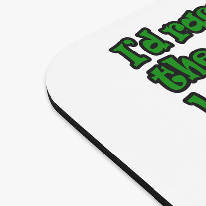 turtle race - Mouse Pad (Rectangle) (white)