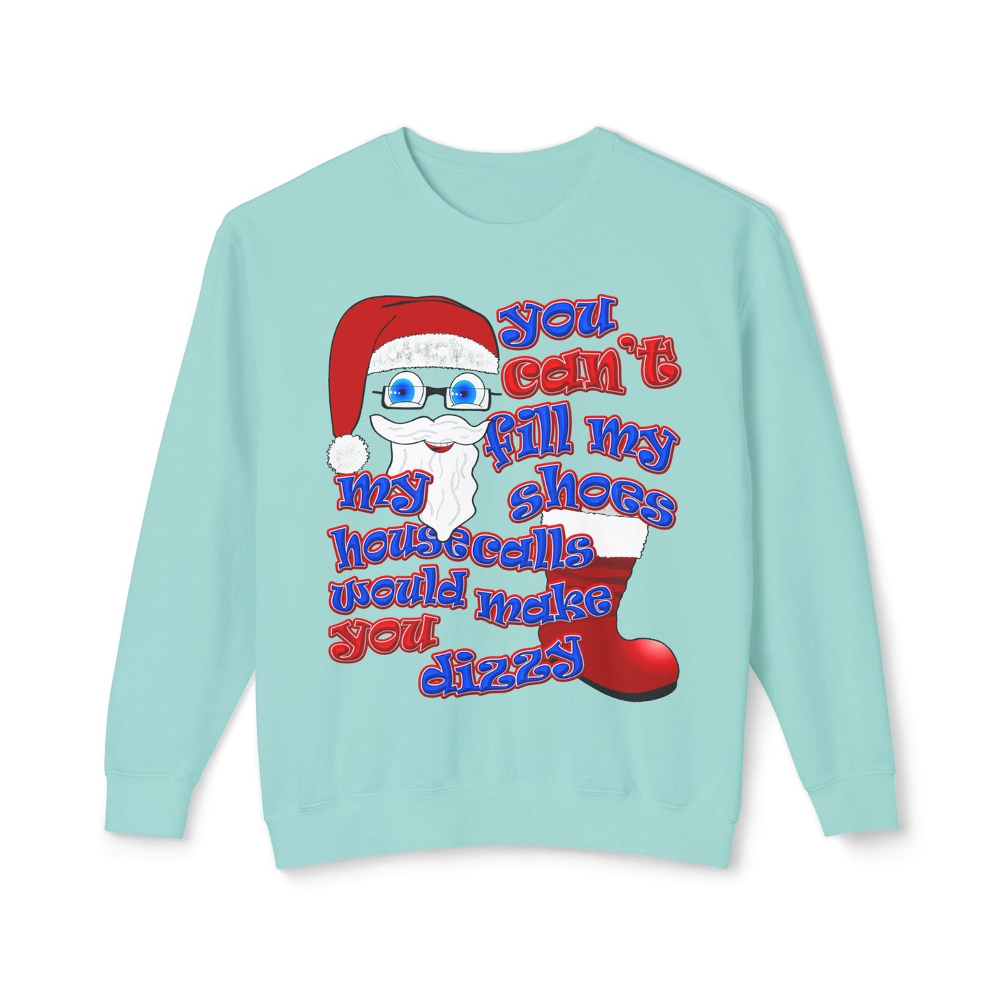 santa's shoes - Unisex Lightweight Crewneck Sweatshirt