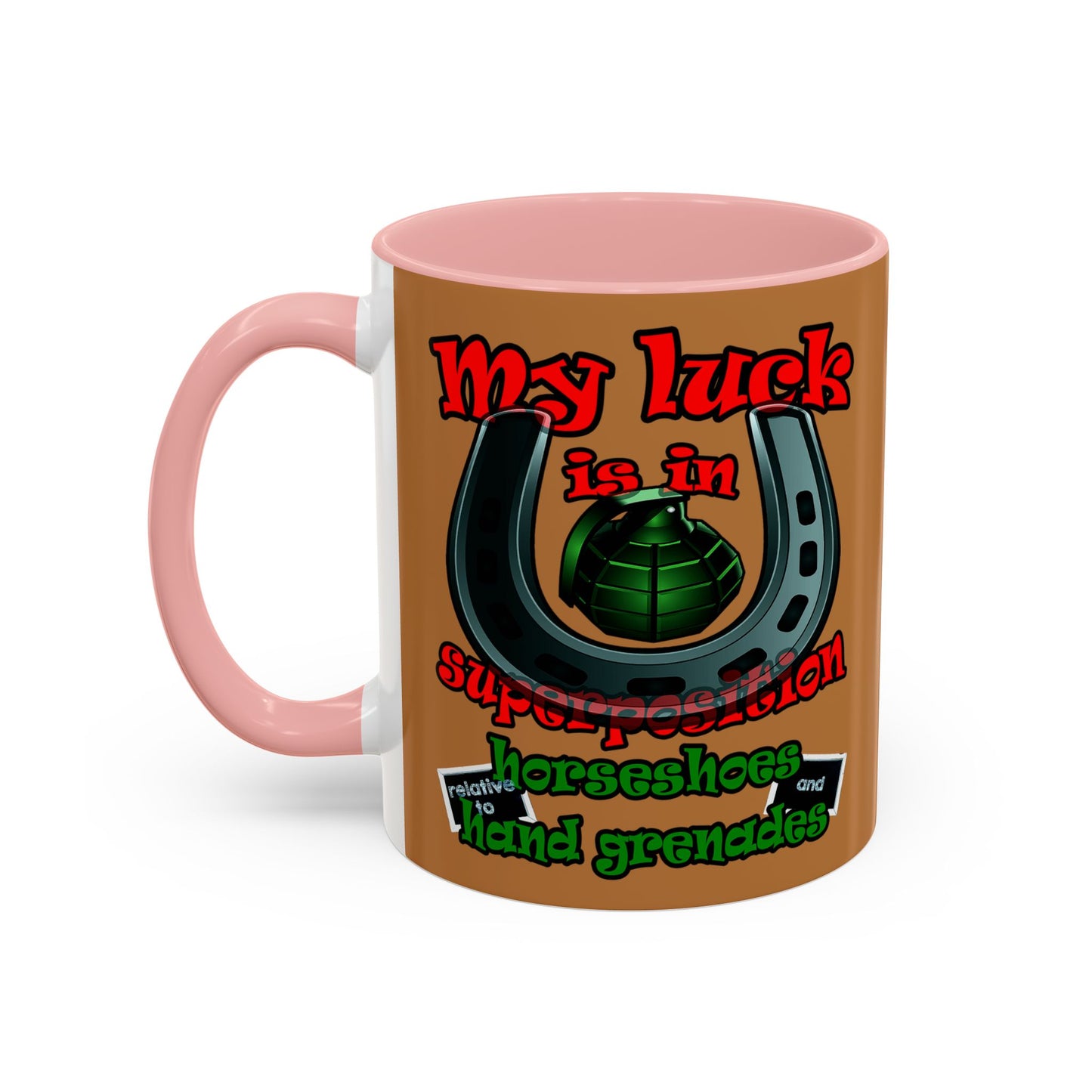 my luck - Accent Mug (light brown)