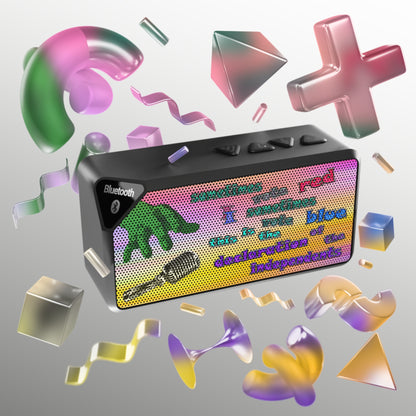 declaration of the independents - Jabba Bluetooth Speaker (color blur)