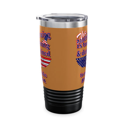 american wing - Ringneck Tumbler, 20oz (light brown)