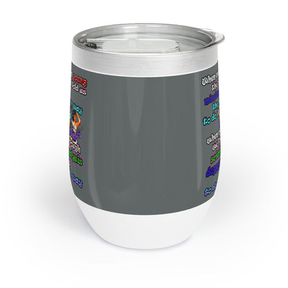 doggystyle - Chill Wine Tumbler (dark grey)