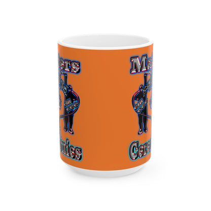 em cee squared - White Mug (crusta)