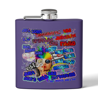 drop the beat - Stainless Steel Flask