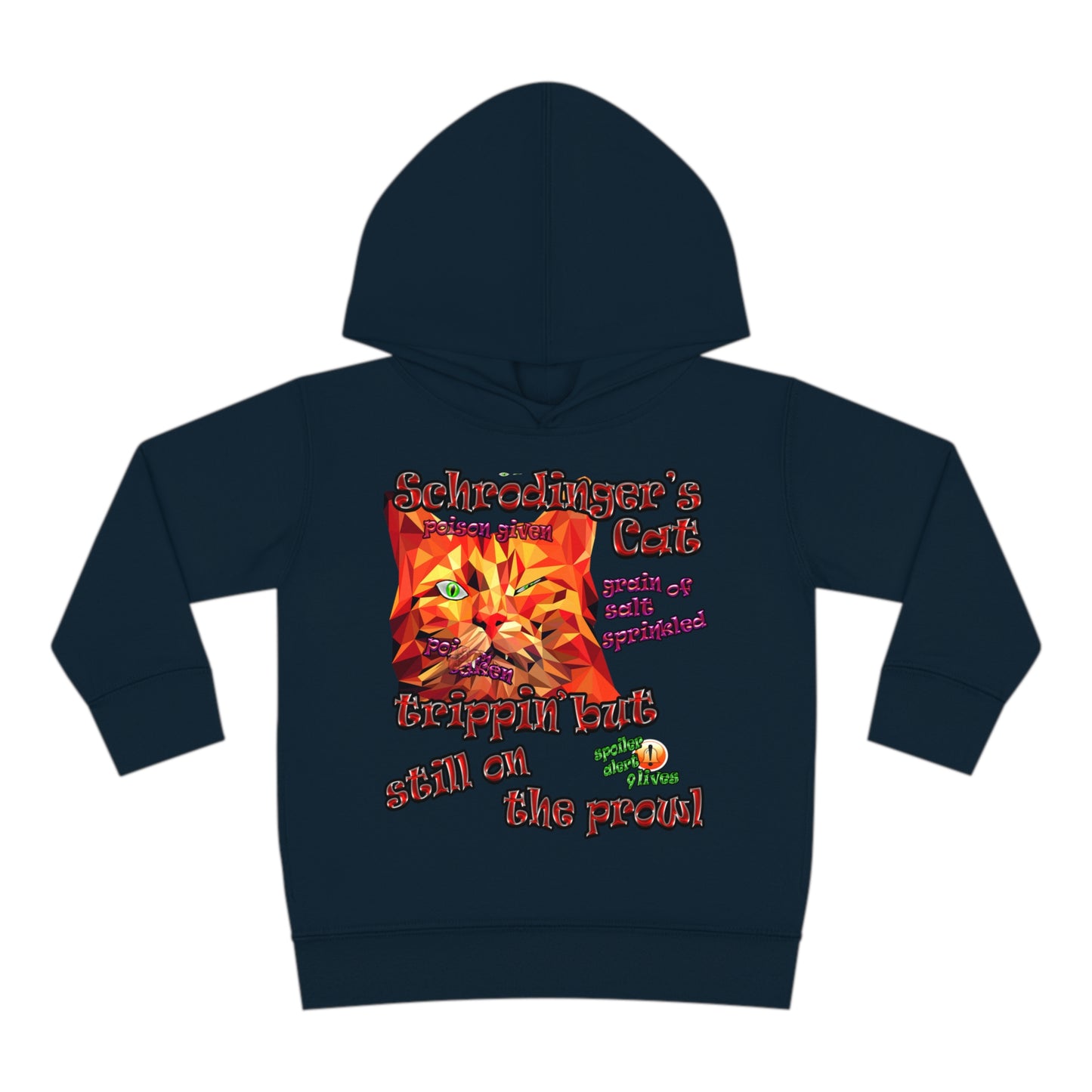 schrodinger's cat - Toddler Pullover Fleece Hoodie