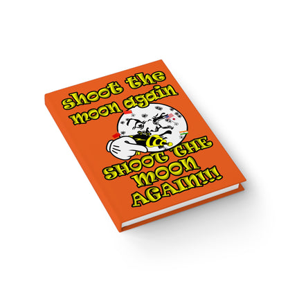 shoot the moon again - journal-blank (orange)