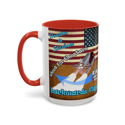 shoot for the stars - Accent Mug (brown papyrus)