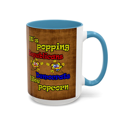 popping like popcorn - Accent Mug (brown papyrus)