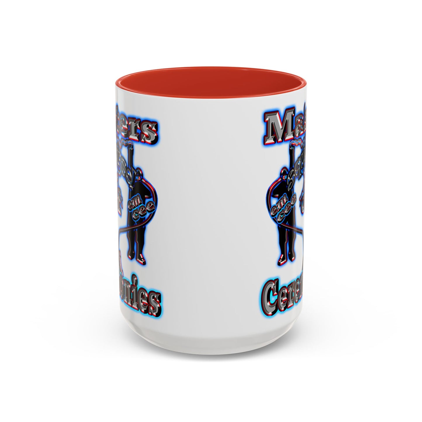 em cee squared - Accent Mug (white)