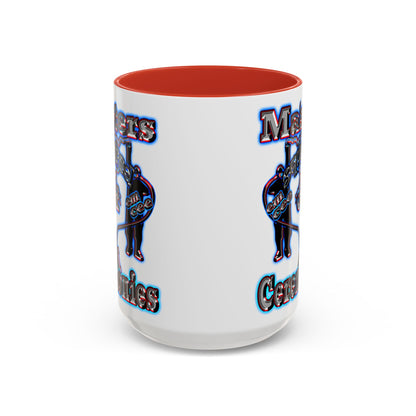 em cee squared - Accent Mug (white)