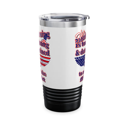 american wing - Ringneck Tumbler, 20oz (white)