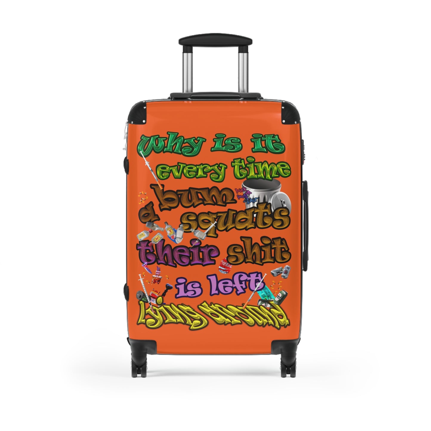 the bum's shit - Suitcase (orange)