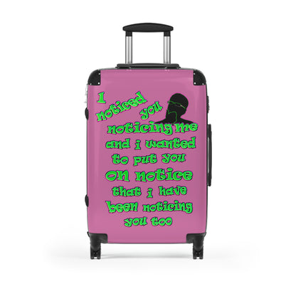 noticed you noticing - Suitcase (light pink)