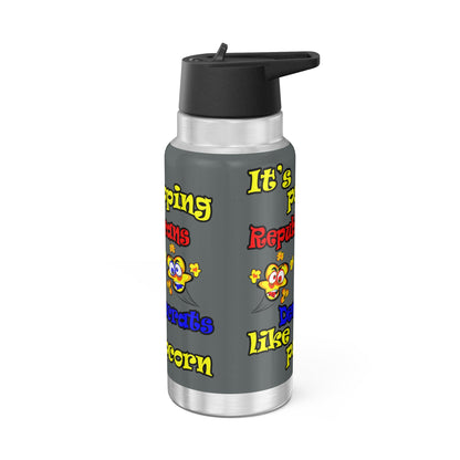 popping like popcorn - Gator Tumbler, 32oz (dark grey)