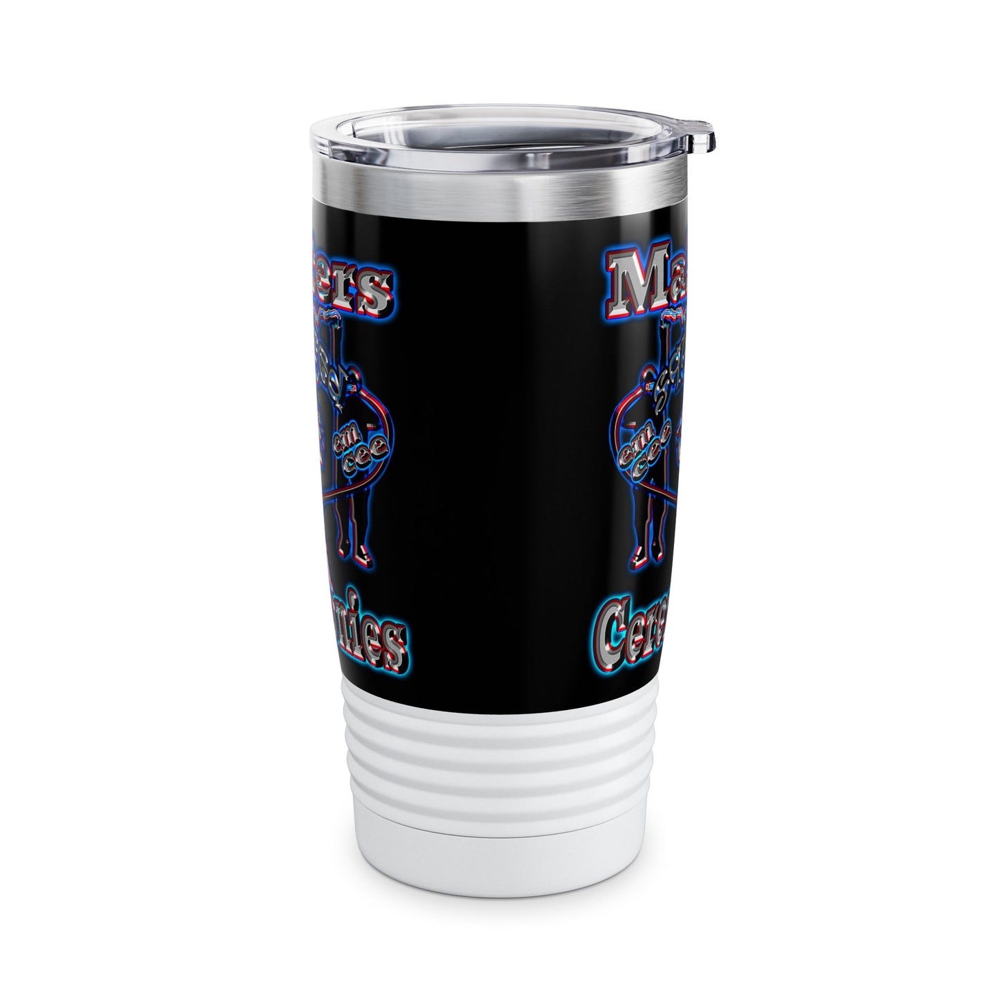 em cee squared - Ringneck Tumbler, 20oz (black)