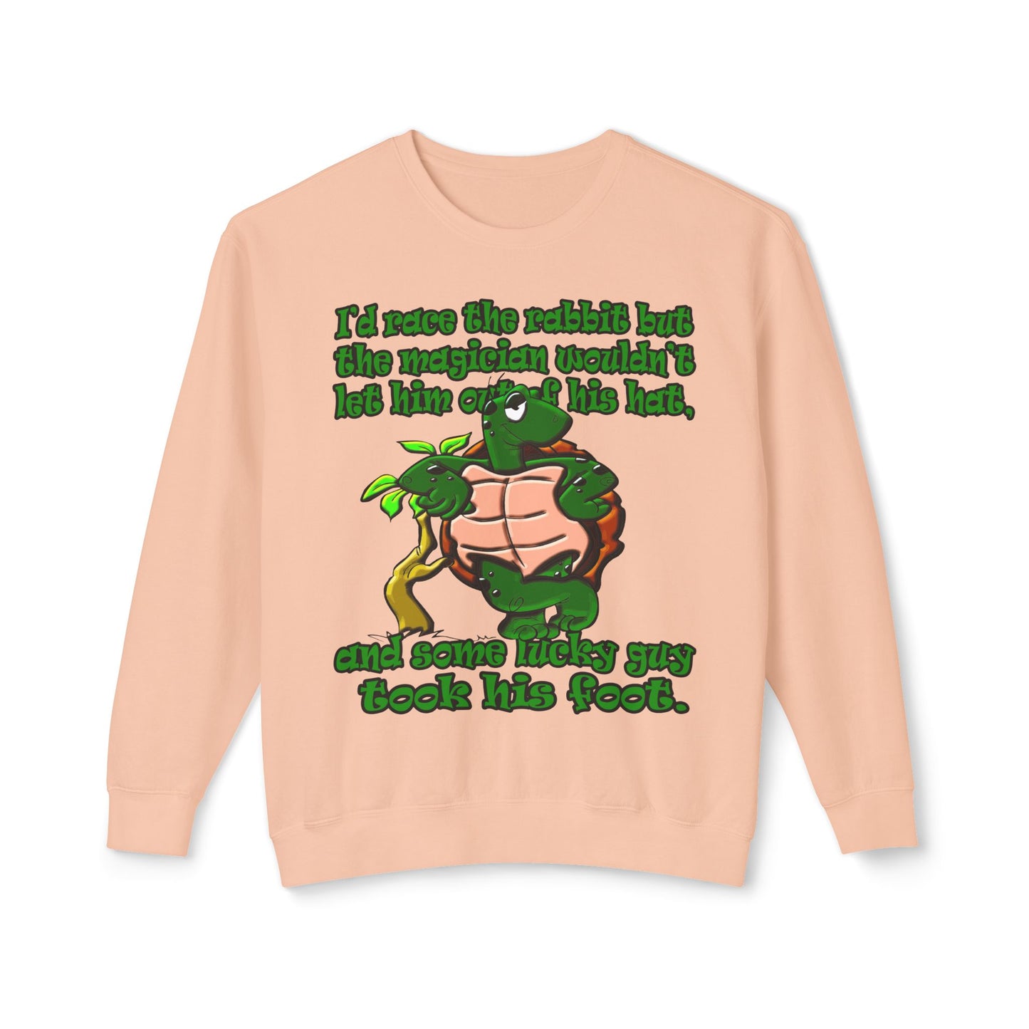 turtle race - Unisex Lightweight Crewneck Sweatshirt