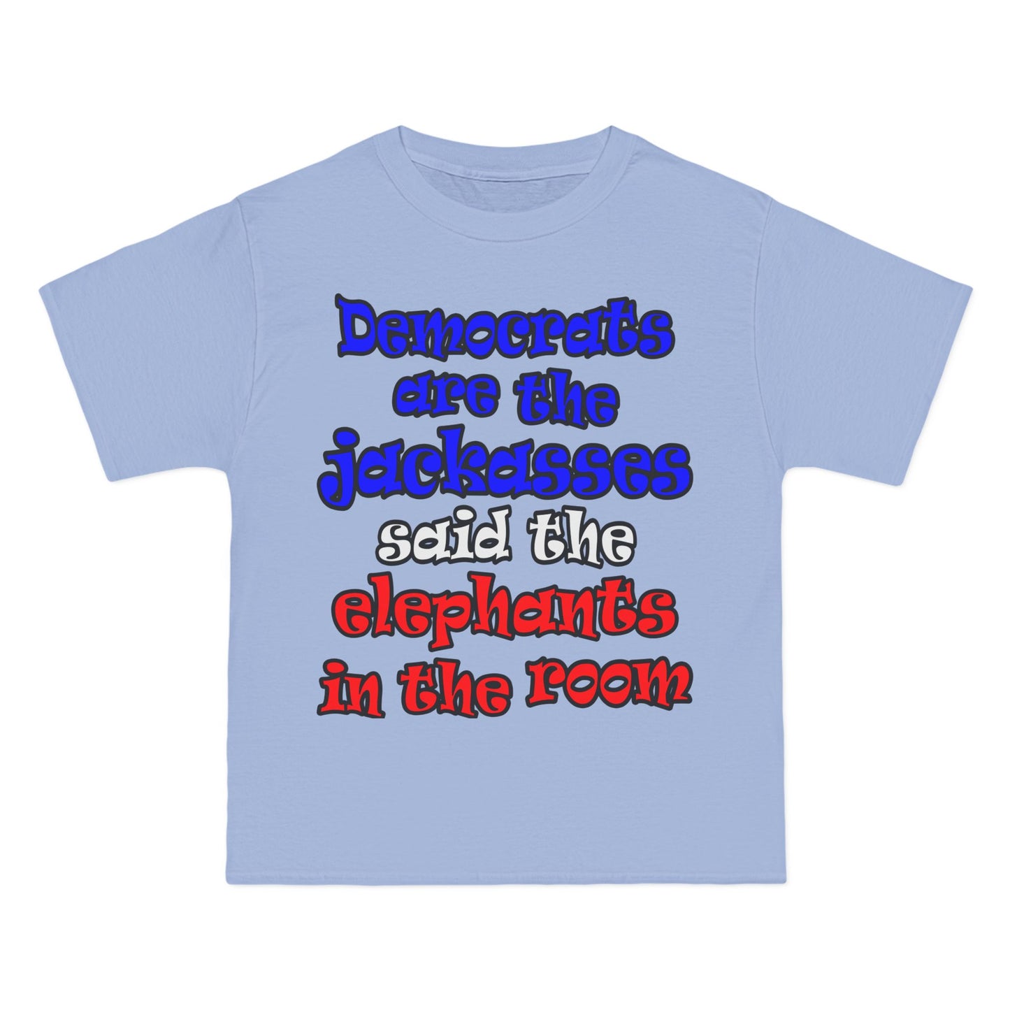donkeys and elephants - Beefy-T®  Short-Sleeve T-Shirt