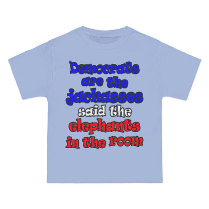 donkeys and elephants - Beefy-T®  Short-Sleeve T-Shirt