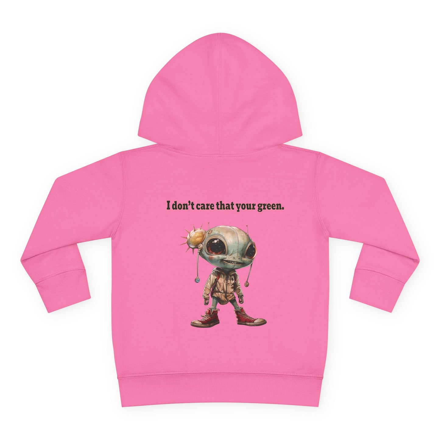 I don't care that your grey - Toddler Pullover Fleece Hoodie