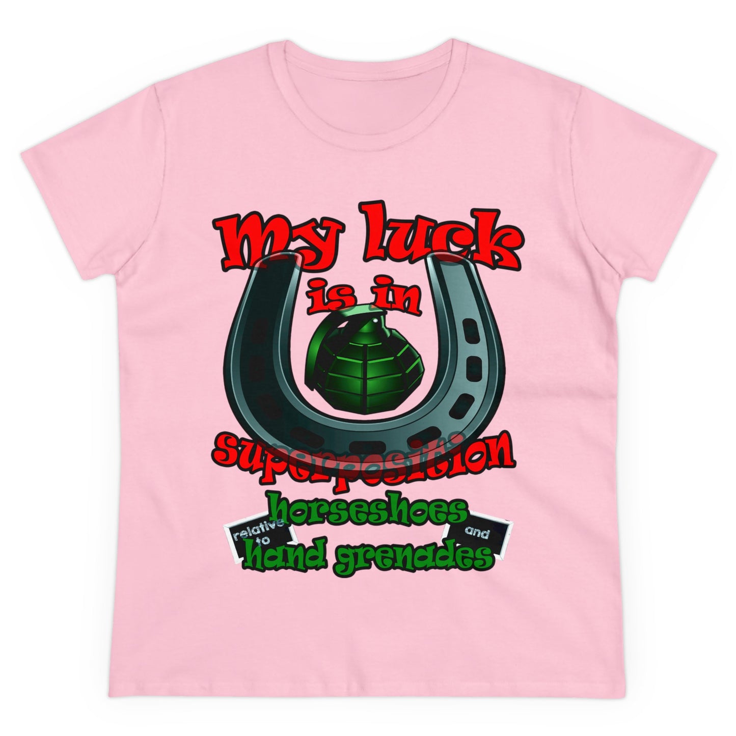 my luck - Women's Midweight Cotton Tee