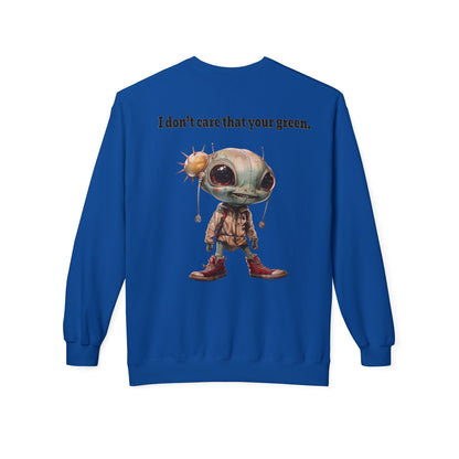 I don't care that your grey - Unisex Midweight Softstyle Fleece Crewneck Sweatshirt