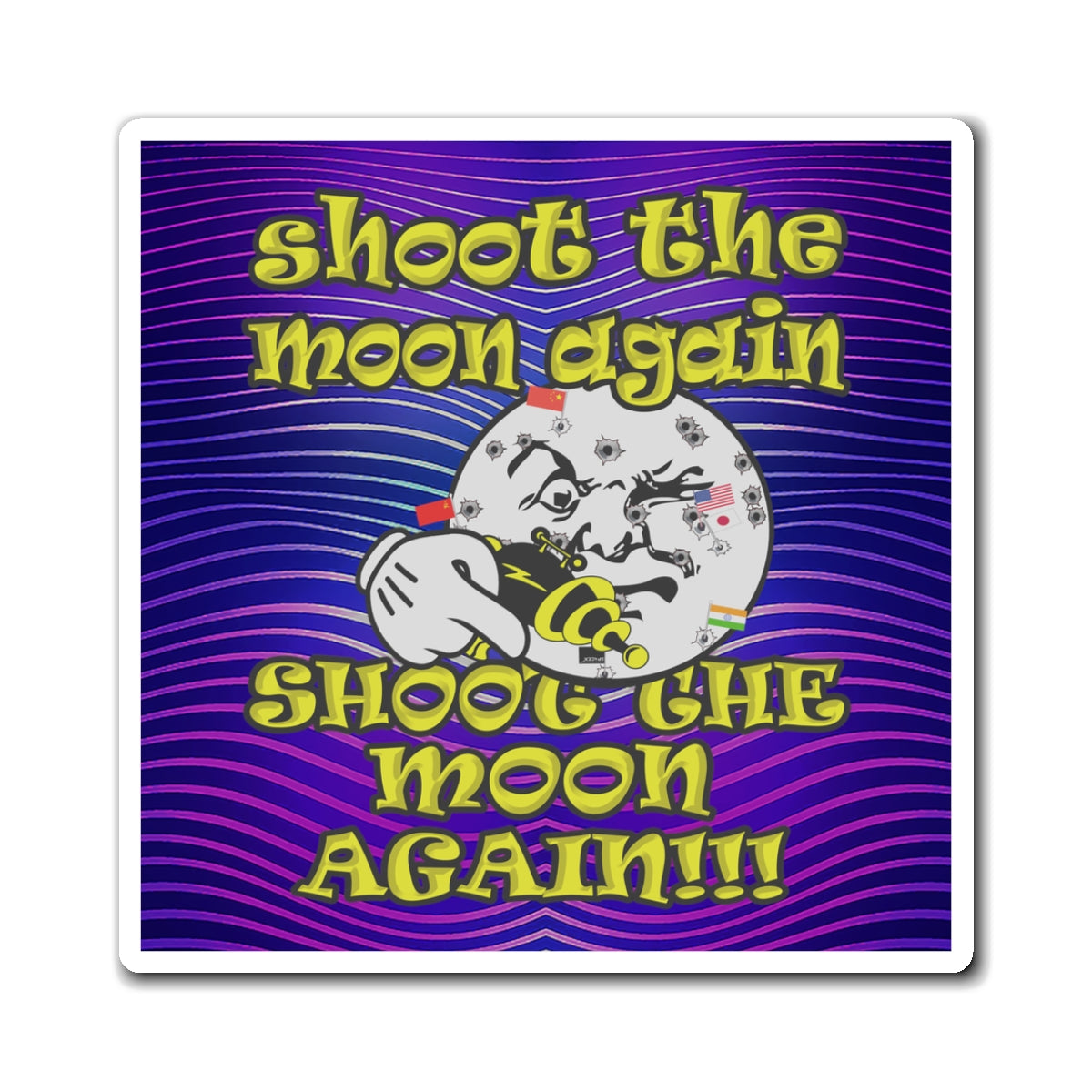shoot the moon again - Magnets - (purple wave)