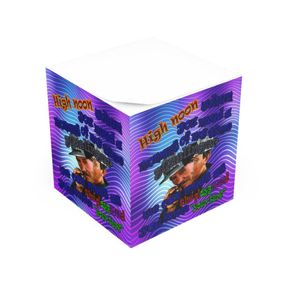 high noon - note cube (purple wave)