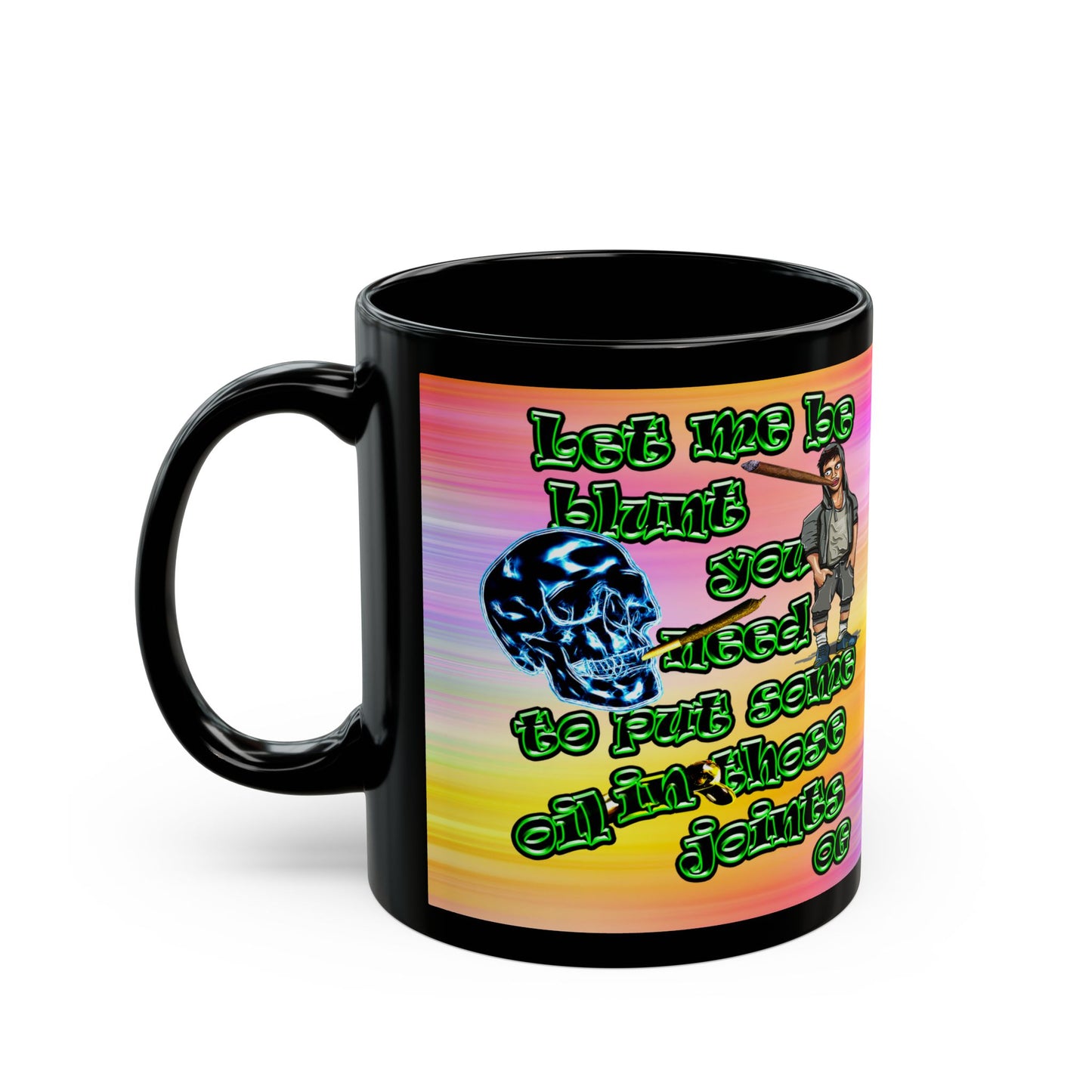 og - Black Mug (color blur)
