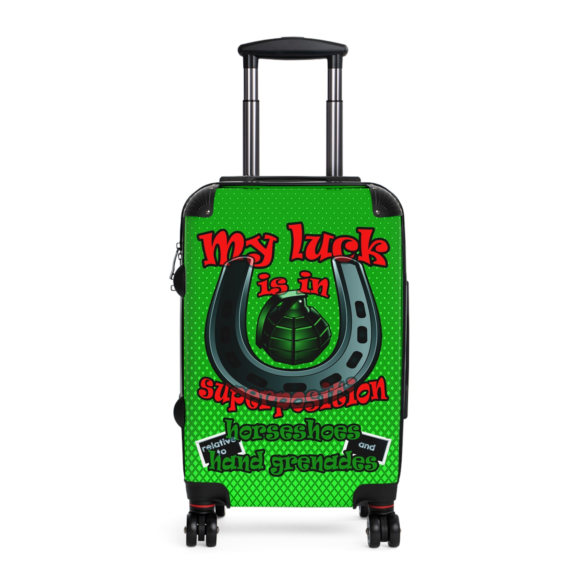 my luck - Suitcase (logo green)