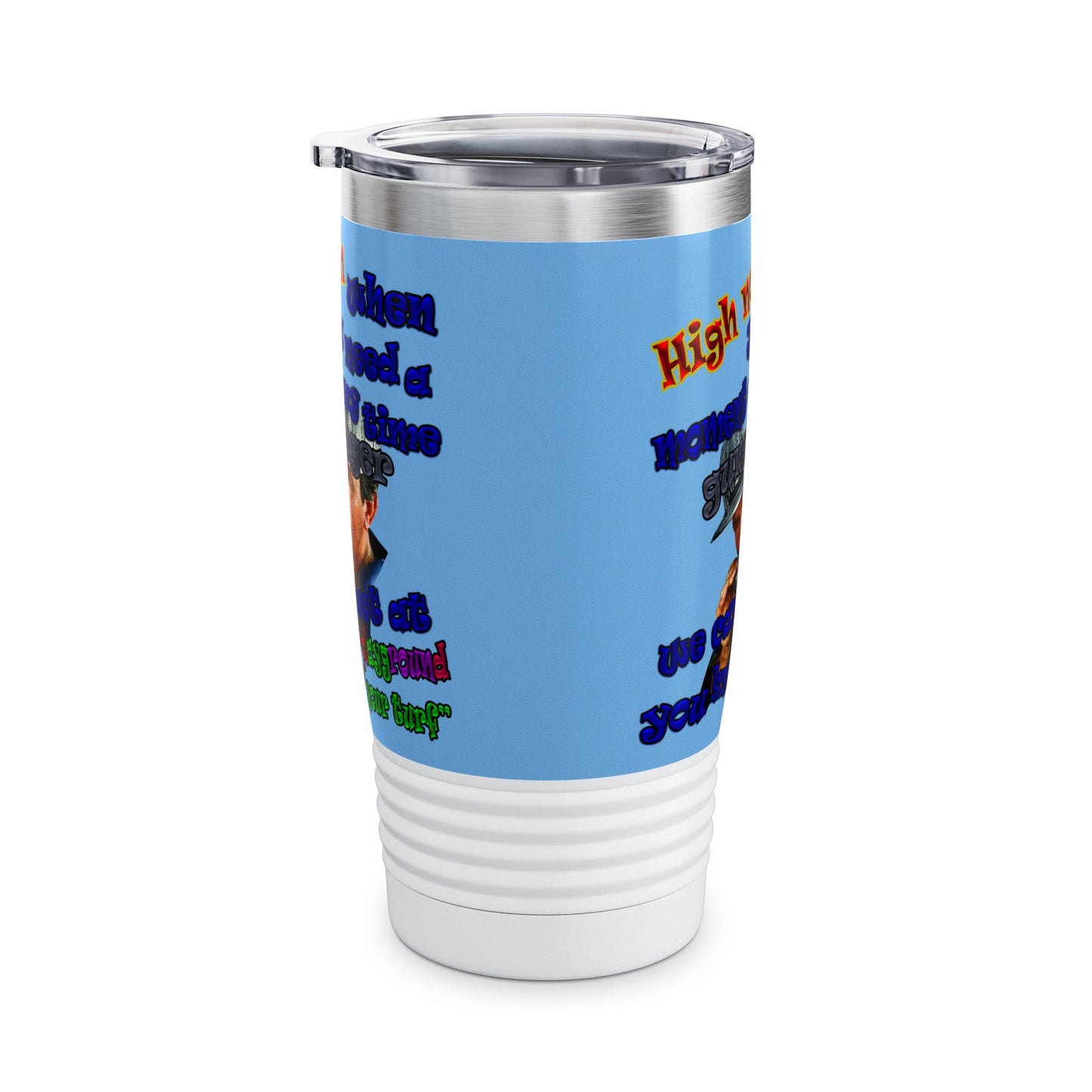 high noon - Ringneck Tumbler, 20oz (light blue)