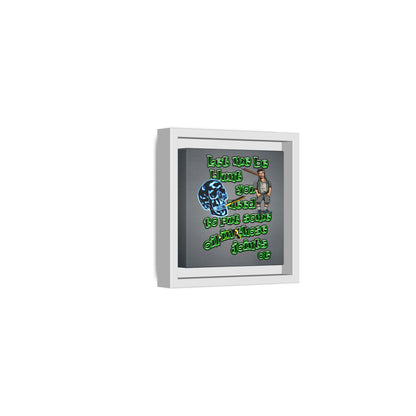 og - framed canvas art (grey-light grey)